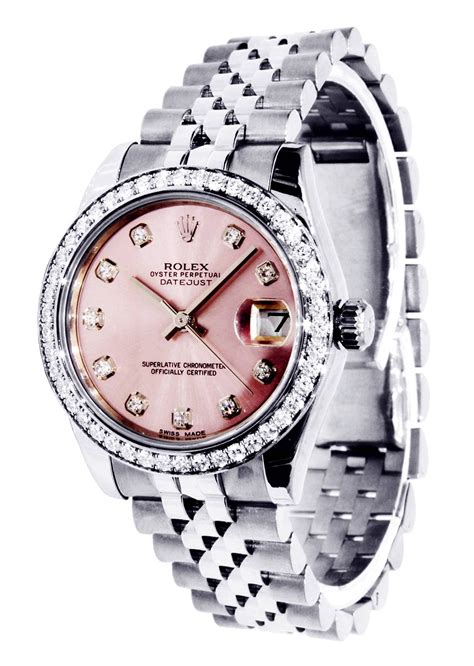 rolex diamant femme|rolex lady datejust bracelet.